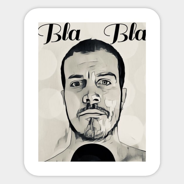 Bla Bla shirt Sticker by Bla Bla